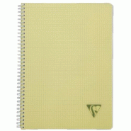 Clairefontaine Lot de 10 Cahier Linicolor Fresh A4, 100p./50 feuilles 90 g/m² reliure intégrale, couv. Polypro assortis, quadrillé 5x5 - multicolor