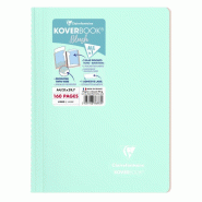 Clairefontaine Lot de 5 Cahier Kover Book Blush A4, 160p./80 feuilles 90 g/m² reliure intégrale, couv. Envel. Menthe, ligné - 3037923767731