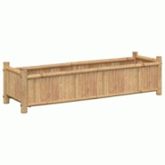 Helloshop26 - Jardinière bac lit surélevé plantes fleurs terrasse jardin 100 x 30 x 25 cm bambou marron 02_0037265 - 3000213824728 Helloshop26 - Jardinière bac lit surélevé plantes fleurs terrasse jardin 100 x 30 x 25 cm bambou marron 02_0037265 - 3000213824728