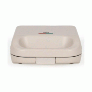 LIVOO Croque Gaufre Grill 750w Crème DOP256C - blanc 3523930110801