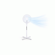 Ventilateur Sur Pied Silencieux 40 Cm – Blanc 40w - 8682744812471