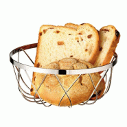 APS Corbeille à pain et à fruitsØ 18 cm, H : 7,5 cm - argenté inox 30310