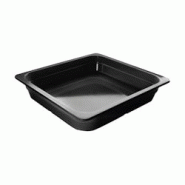 Bac Gastro GN 2/3 Noir Mélamine - Profondeur 65 mm - 5,5 L - Lacor - noir 66565J Bac Gastro GN 2/3 Noir Mélamine - Profondeur 65 mm - 5,5 L - Lacor - noir 66565J
