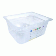 Bac HACCP Polypropylène GN 1/2 H. 150 mm - Gastroland - transparent plastique polypropylène 3701666001666
