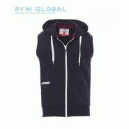 Sweat-shirt homme sans manches - coton/polyester - BOXER+ PAYPER - zip intégral et capuche profilée_0