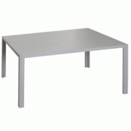 Décoshop26 - Table de jardin balcon 140 x 80 cm en aluminium gris clair 04_0008554 - gris 3000262622412 Décoshop26 - Table de jardin balcon 140 x 80 cm en aluminium gris clair 04_0008554 - gris 3000262622412