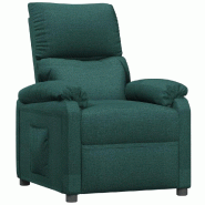 Fauteuil inclinable Vert foncé Tissu Modèle Sermonel - 342456