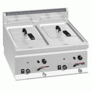 Friteuse à gaz professionnelle 2x8 litres à poser