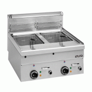 Friteuse pro electrique 2 cuves de 10+10 litres minima 600 MBM - PEF66