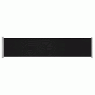 Helloshop26 - Auvent latéral rétractable de patio 140 x 600 cm noir 02_0007269 - noir acier 3000386147761
