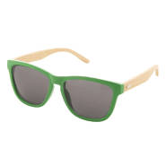 Lunettes de soleil - monture plastique coloré - branches en bambou - protection UV 400 catégorie 3 Lunettes de soleil - monture plastique coloré - branches en bambou - protection UV 400 catégorie 3
