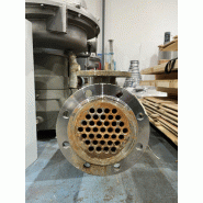 Seditesa échangeur tubulaire en acier inox 304/316 9,15 m2 avec chauffage - référence                        :                         c13525