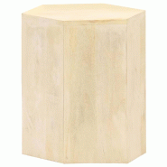VidaXL Ensemble de table basse 3 pcs Bois de manguier massif Modèle Atlas Office Pro Élégance - 246321XL