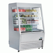 Vitrine murale ventilée positive 390 ml, 4 niveaux, 2 portes coulissantes, sur roulettes, 1300 W, 220 V - MONO Vitrine murale ventilée positive 390 ml, 4 niveaux, 2 portes coulissantes, sur roulettes, 1300 W, 220 V - MONO