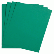 Clairefontaine Etui de 25 feuilles de papier Maya, 270 g/m², 70x100, coloris vert sapin - vert 47951C