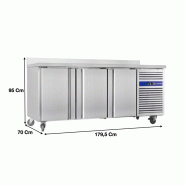 DESSERTE RÉFRIGÉRÉE 700 3 portes négative tropicalisé - GN3200BT