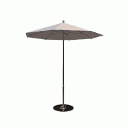 Parasol pour terrasse Pro Moorea rond Ø250 cm - armature + toile + housse - grès