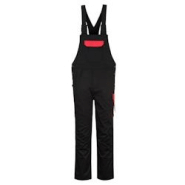Portwest - Cotte à bretelles PW2 Noir/Rouge XL - Tissu robuste polyester/coton - 7 poches - Certifié CE - UPF 40+ Portwest - Cotte à bretelles PW2 Noir/Rouge XL - Tissu robuste polyester/coton - 7 poches - Certifié CE - UPF 40+