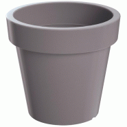 Prosperplast - Pot en plastique Lofly, gris, 19,6x19,6x18,1 cm - gris plastique ZA1680