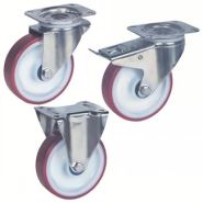 Roulette forte charge pivotante ou fixe