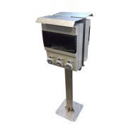 Simply - borne fixe de distribution d'énergie - Aloes Red - 240/400V - inox AISI 304 et 316 - 63A - IP667_0