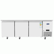 Table réfrigérée positive 3 portes 580L Atosa