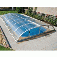 Abri piscine bas Constellation / téléscopique / motorisé / en aluminium et polycarbonate