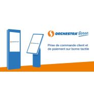 Borne de commande - Orchestra Software - Écrans 15 à 32 pouces avec imprimante, scanner et TPE_1