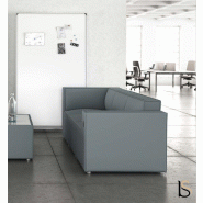 Canapé d'accueil Planer - Mobel Linea - 3 places, Anthracite , Droite_0