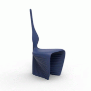 Chaise design in & out BIOPHILIA - bleu