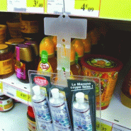 Cross merchandising crochet rigide - 12 crochets - longueur 600 mm - translucide_0