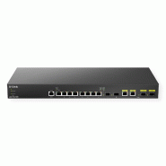 D-Link DXS-1210-12TC Switch intelligent géré 10G 12 ports 4x SFP+ - noir DXS-1210-12TC/E