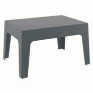 Emh Table basse de terrasse grise empilable – polypropylène renforcé - gris EPP (Polypropylène expansé) BOXTABLEGR