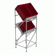 Etagère présentoir à emballages