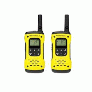 Motorola T92 H2O Talkie, lot de 2 jaune/noir, 8 canaux + 121 sous‑codes, flottant SOS - jaune Polycarbonate 59T92H2OPACK Motorola T92 H2O Talkie, lot de 2 jaune/noir, 8 canaux + 121 sous‑codes, flottant SOS - jaune Polycarbonate 59T92H2OPACK