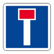 Panneau C13a - Chemin sans issue