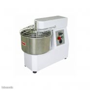 Pétrin 25l à spirale - 1 vitesse - cuve fixe 18 kg de pâte - inox garantie 1an