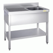 Plonge (évier) - Largeur M (L=810-1210mm) - 1 bac Inconnue PLGLM1bac