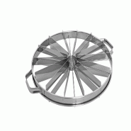 Schneider Diviseur - Découpe-gâteau 10/14 parts, acier inoxydable, Ø 330 mm x 55 mm - inox 120192