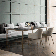 Table de réunion SIX - Officity - 180, Cuivre, Noir désir brillant