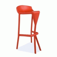 Tabouret bar en plastique monobloc - shiver