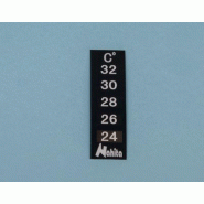 Thermomètre cristal liquide petit, 24/32 ºC - Ref.: KJR012 Thermomètre cristal liquide petit, 24/32 ºC - Ref.: KJR012