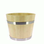 Vasque pin naturel verni Fustel Ø25 -