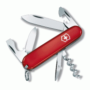 Victorinox Couteau de poche Spartan, 91mm, avec 12 fonctions, rouge - rouge 1.3603.B1
