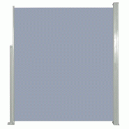 VidaXL Auvent latéral rétractable de patio 160 x 300 cm Gris Modèle Horizon Design - 41546