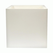 WellHome - Pot de fleurs modèle « Collection Cube Dan-i » 95L coloris blanc 50x50cm - blanc plastique WH13539