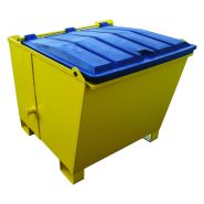 Benne basculante avec couvercle (bb) - 1200 litres