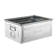 Caisse métallique zinguée 85 litres 630x450 mm - 2202239