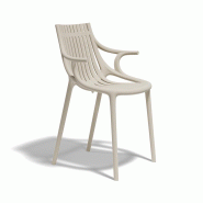Chaise avec accoudoirs IBIZA - écru_0