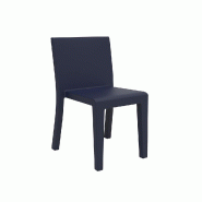 Chaise design in & out JUT - bleu